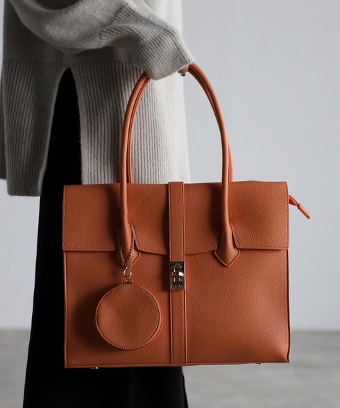 【雑誌掲載・guscio人気商品】エレガンストートバッグ 17-0994